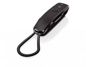 GIGASET-DA210-BLACK Gigaset - standardní telefon bez displeje, klávesnice na sluch., 3 vyzváněcí tóny, barva černá