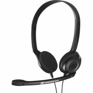 PC 3 CHAT Sennheiser - nhlavn souprava pro pota, na ob ui, spona pes hlavu, 2 x 3.5mm stereo jack