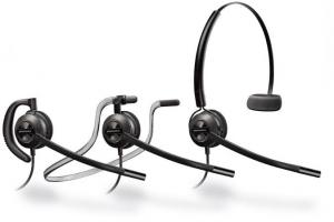 HW540 Plantronics - EncorePro nhlavn souprava, na jedno ucho, hek za ucho+pes/za hlavu, NC (88828-02)