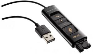 DA80-USB Plantronics - USB adaptr pro pipojen nhlavnch soupravy k potai, ovl. hlasitosti (201852-02)