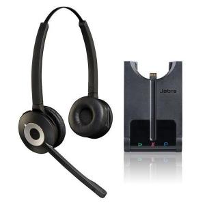 PRO-920-DUO Jabra - bezdrtov DECT nhlavn souprava na ob ui pro rov telefony, dosah a 120 m
